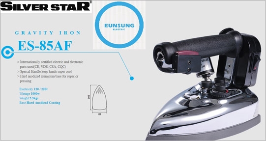 PLANCHA DE MANO PARA ROPA SILVERSTAR ES-85AF INDUSTRIAL – ORIGEN KOREA